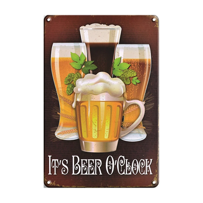 Винтажный жестяной знак Keep Your Beer с индивидуальным дизайном тисненый логотип ретро пластина металлический постер Декор для дома бара кафе ресторана