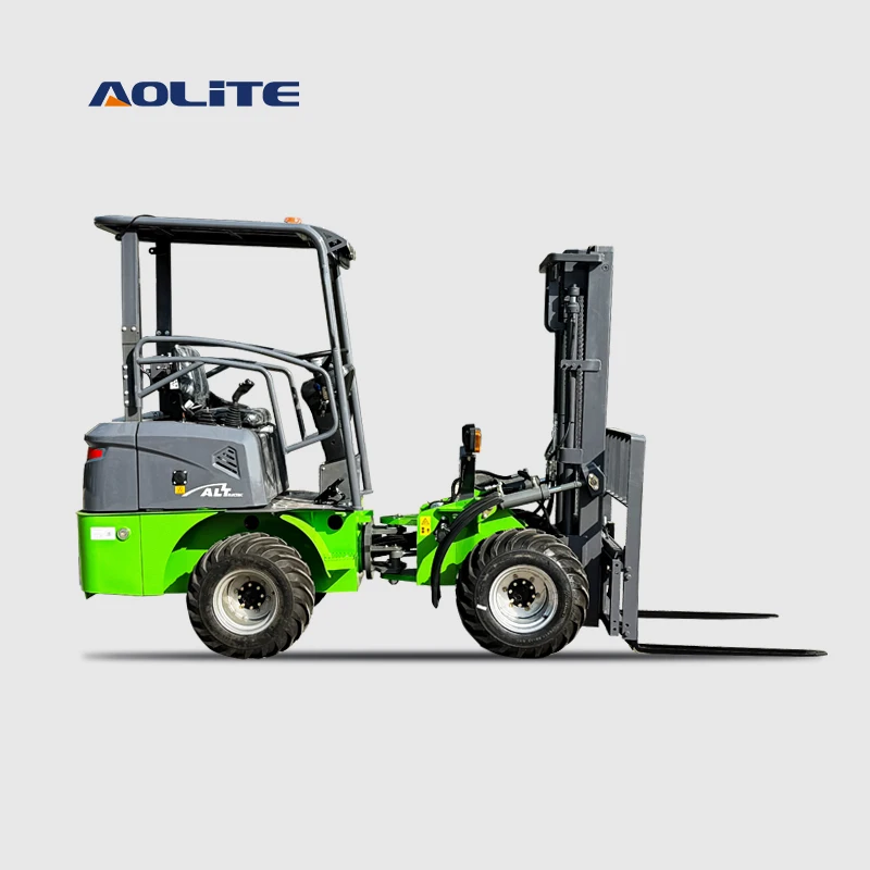 AOLITE 1.2ton Электрический аккумулятор вездеход небольшой мини передний вилочный погрузчик с зарядным устройством ALT электрический колесный FL12