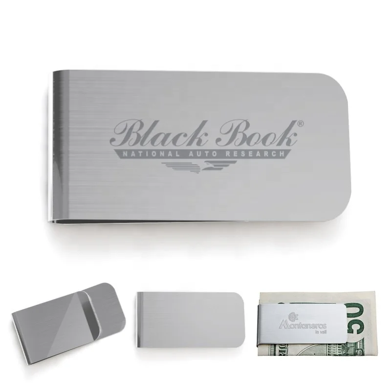 
Money Clip Wholesale Customized Logo Business Metal Money Clip Bank Money Clip 