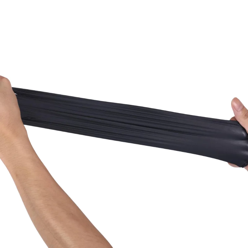 2022 Amazon hot selling 4 mil powder free fingers textured pure nitrile gloves black box of 100