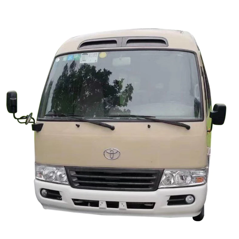  7 м 30 сидений Япония toyota Coaster б/у автобус с дизельным/бензиновым двигателем по низкой