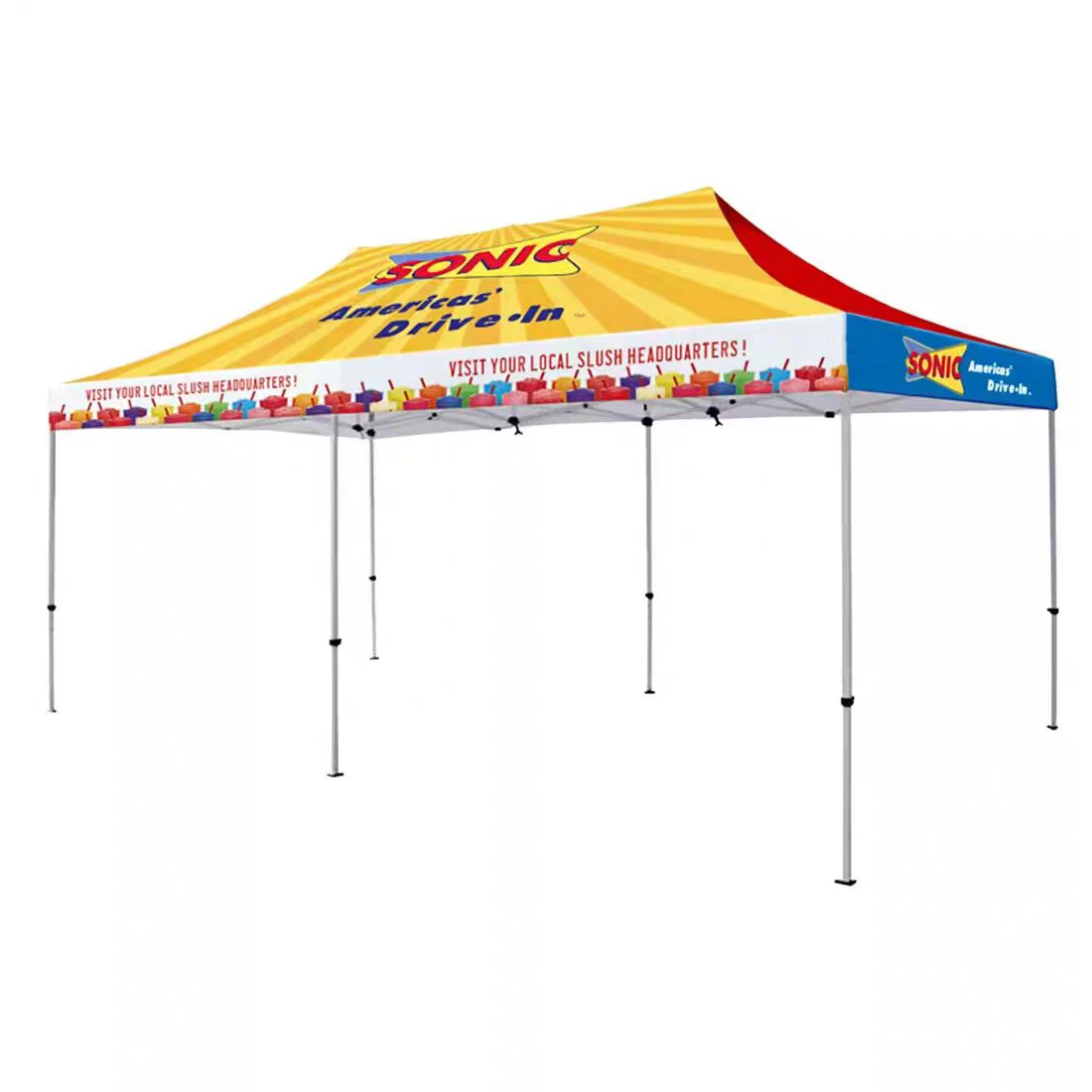 Promotion wholesaler sale custom printed 10x20 canopy Gazebo tent with Sidewalls & Bag