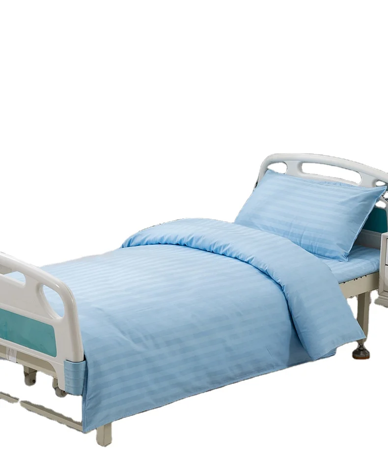 Wholesale Plain Blank Hospital Medical Fitted 100% Cotton Fabric Bed Sheet Soft Bed Sheets For Hospital