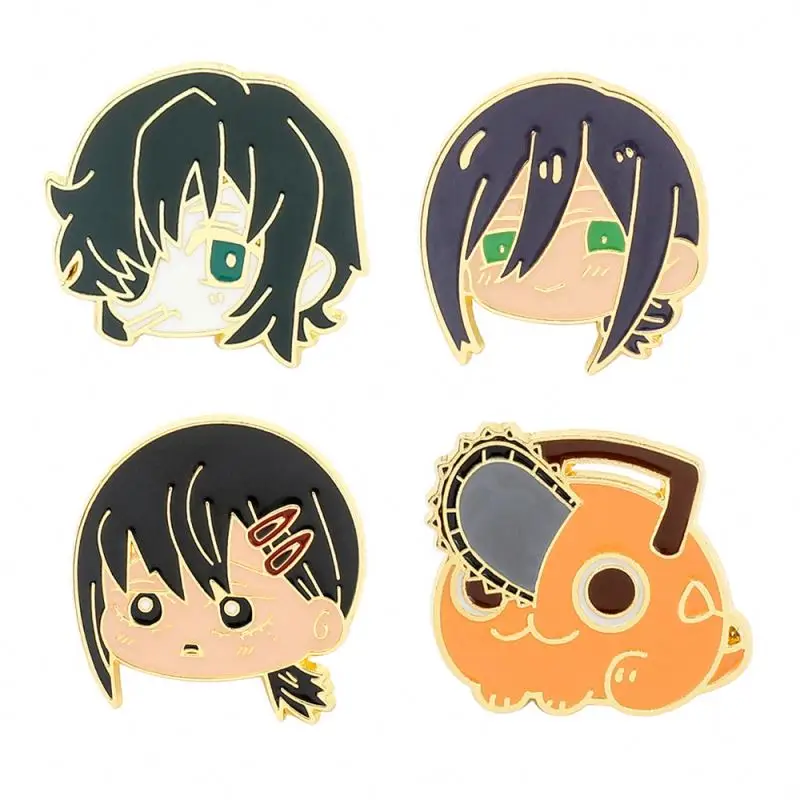 Wholesale Custom Cheap Enamel Pins Cartoon Anime Cheap for Hat clothes Brooch Bulk Breastpin Ouch Lapel Pins Accessory