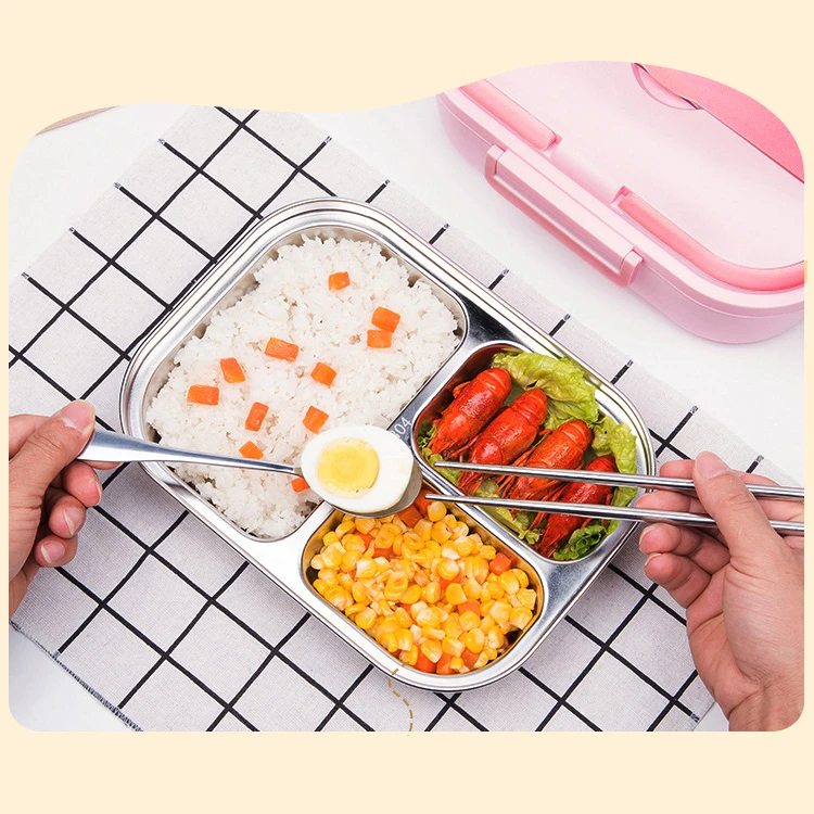 Multipurpose Food Grade 1000ml Portable Electric Lunch Box With Electrical Heating