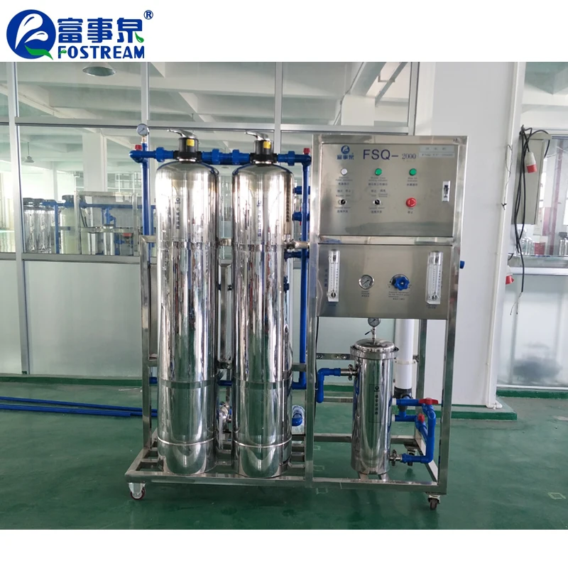 Fostream 2000 LPH Deionized Water Machine / RO Water Filtration Unit / Military Water Purifier