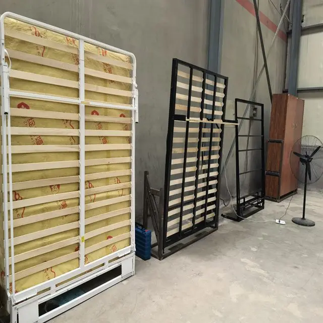 Next Murphy Wall Bed Can Be Mounted On The Wall And Closet With Slatted Vertical Bed Frame Bedroom Space Saving Furniture