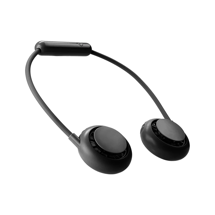 Mini Air Cooling Fan Portable USB Rechargeable Neck Fan