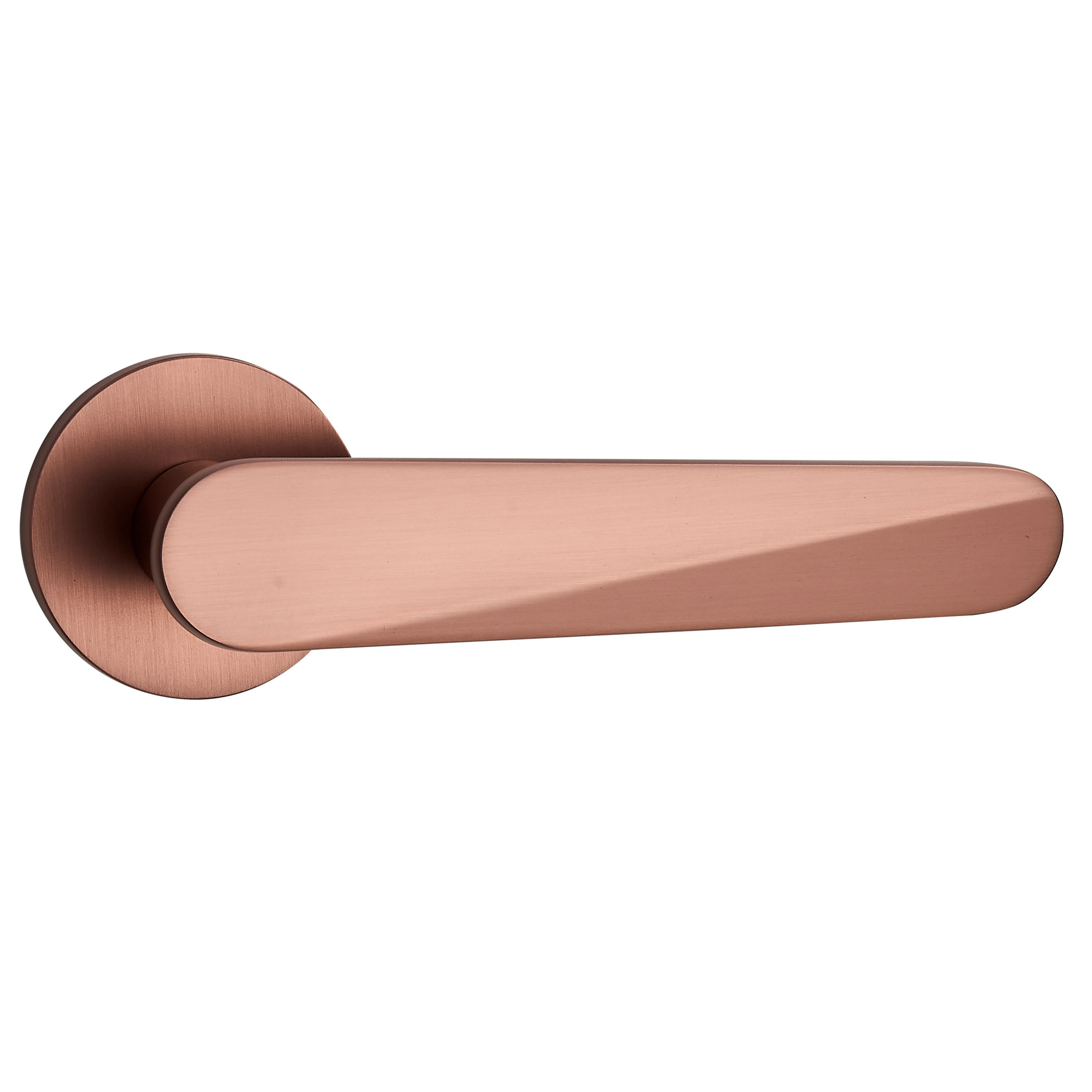 European style high-quality rose gold slender rose colored bedroom wooden door