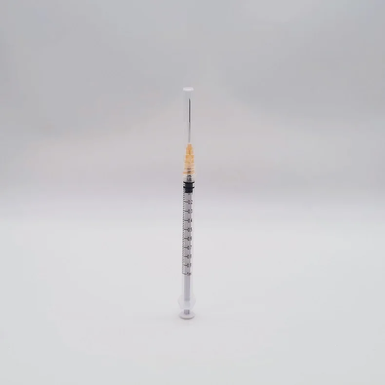 Цена за комплект дешевые запас 1 мл медицинская одноразовый шприц с иглой для использования в медицинских целях от фабрики Китая