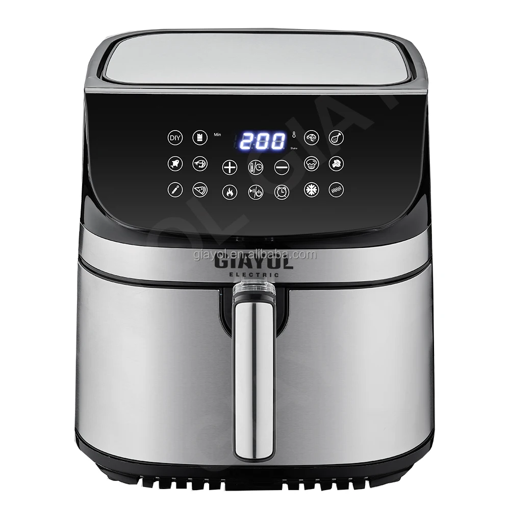 best price and quality 1800W 9L 12L  air frier without oil digital control with visible window Oil Free Cooker Air fryer