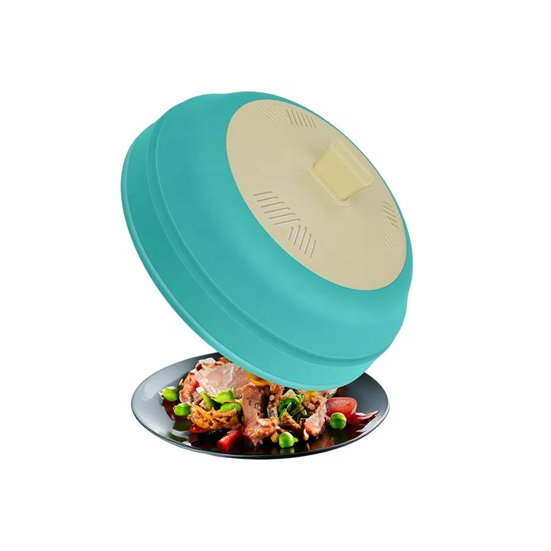 Collapsible Splatter Proof Microwave Food Cover with Easy Grip Handle for Anti Splatter Customized