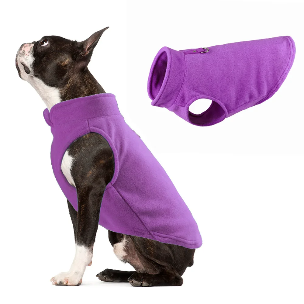 Hot Sale Dog Clothes Fall Winter Thickened Luxury Dog Sweater Hoodie Fleece Multicolor Pet Vest Apparel