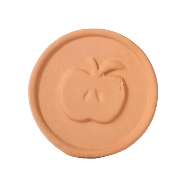 Fruit Design Terracotta Pot Watcher Brown Sugar Saver Pot Minder or Terra Cotta Bread Warmer