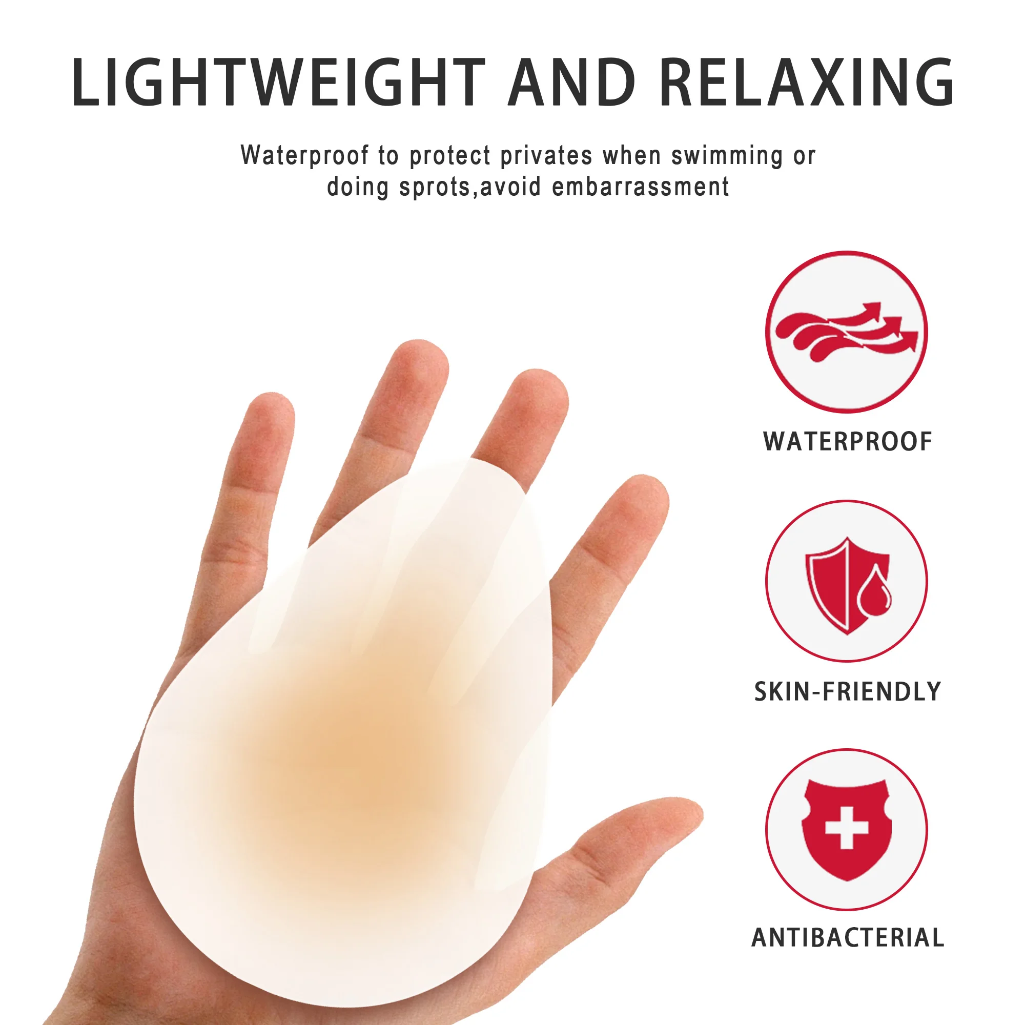 Camel Toe Hack Oem Seamless More Sticky Thin Cameltoe Hider Cover Insert Pad Guard Stopper for Yoga Swimsuit Leggings