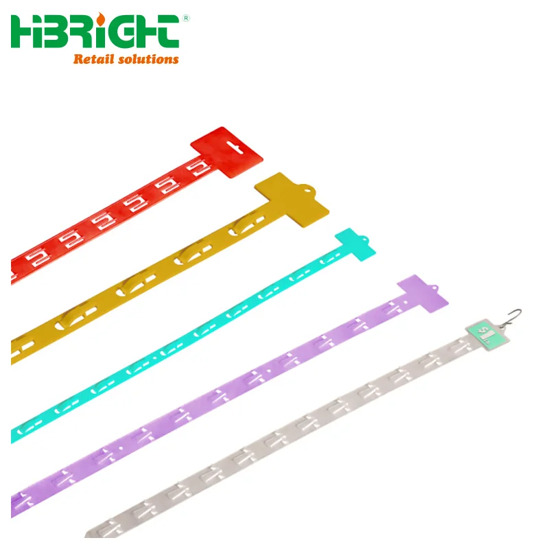 New Designing Commercial Plastic Clip Strips Supermarket Shelves S Hooks