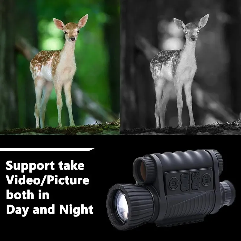 WG650 Pro 1920x1080 WIFI Support Monocular Hunting Night Vision Scope with APP