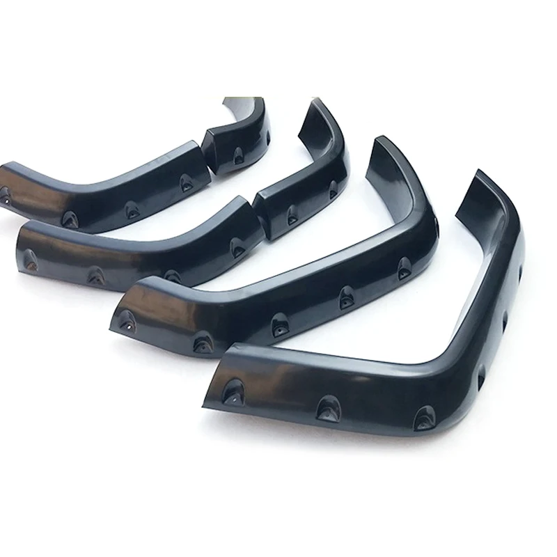 FFD152 High Quality 4x4 Accessories Automotive Parts ABS Black Extended  Fender Flares for Toyota Land Cruiser