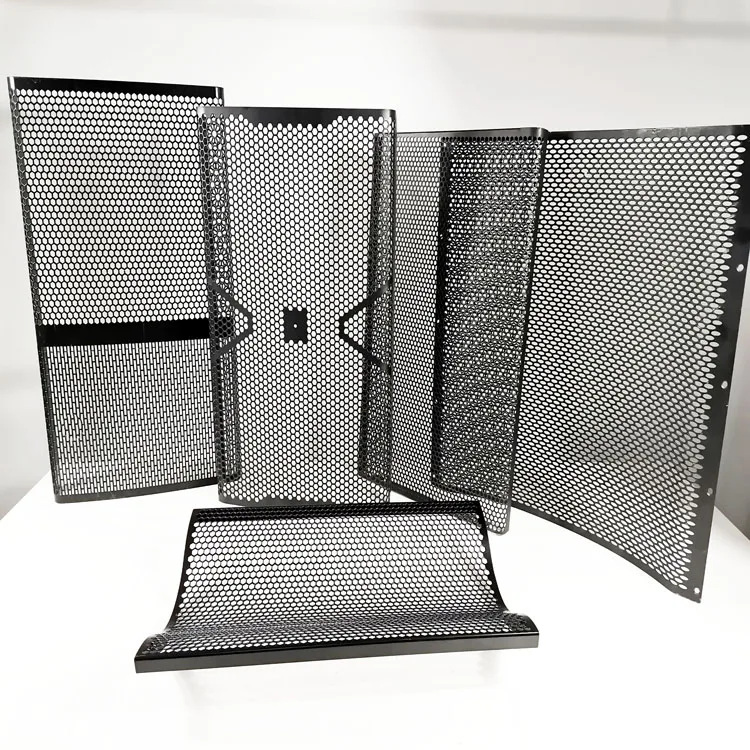 
Hexagonal Hole Custom Speaker Grill Primed Black 