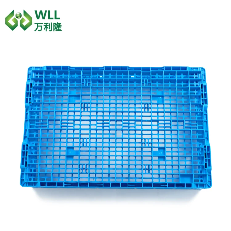 Cold storage packing folding warehouse plastic turnover storage containers bin container box foldable basket