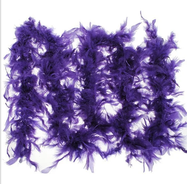 Hot Sale Sexy Turkey Feather Strip Turkry Marabou Feather Boa Colourful for bachelor party
