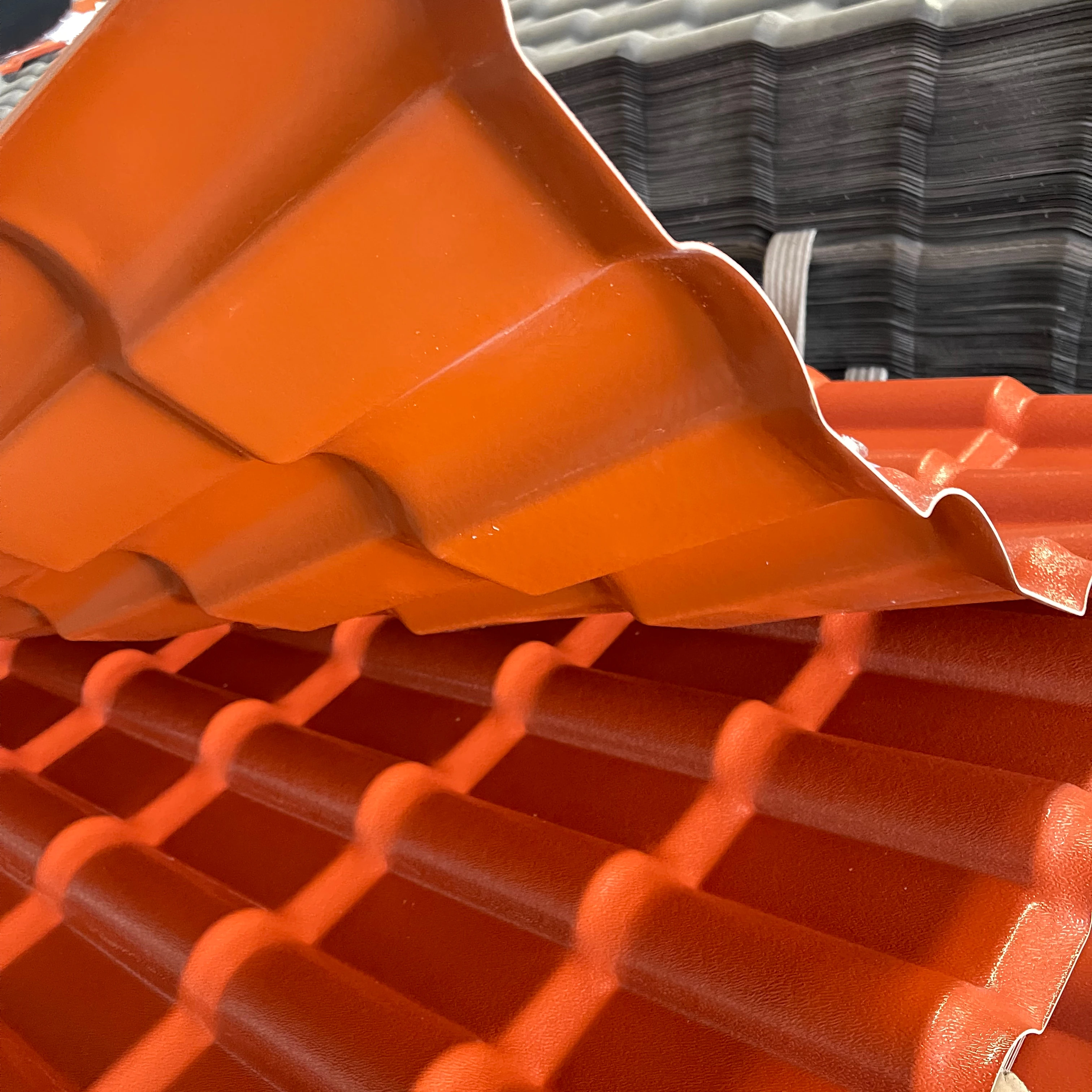 ASA synthetic resin roof tile upvc sheet pvc resin roof tile plastic mirror tile roofing