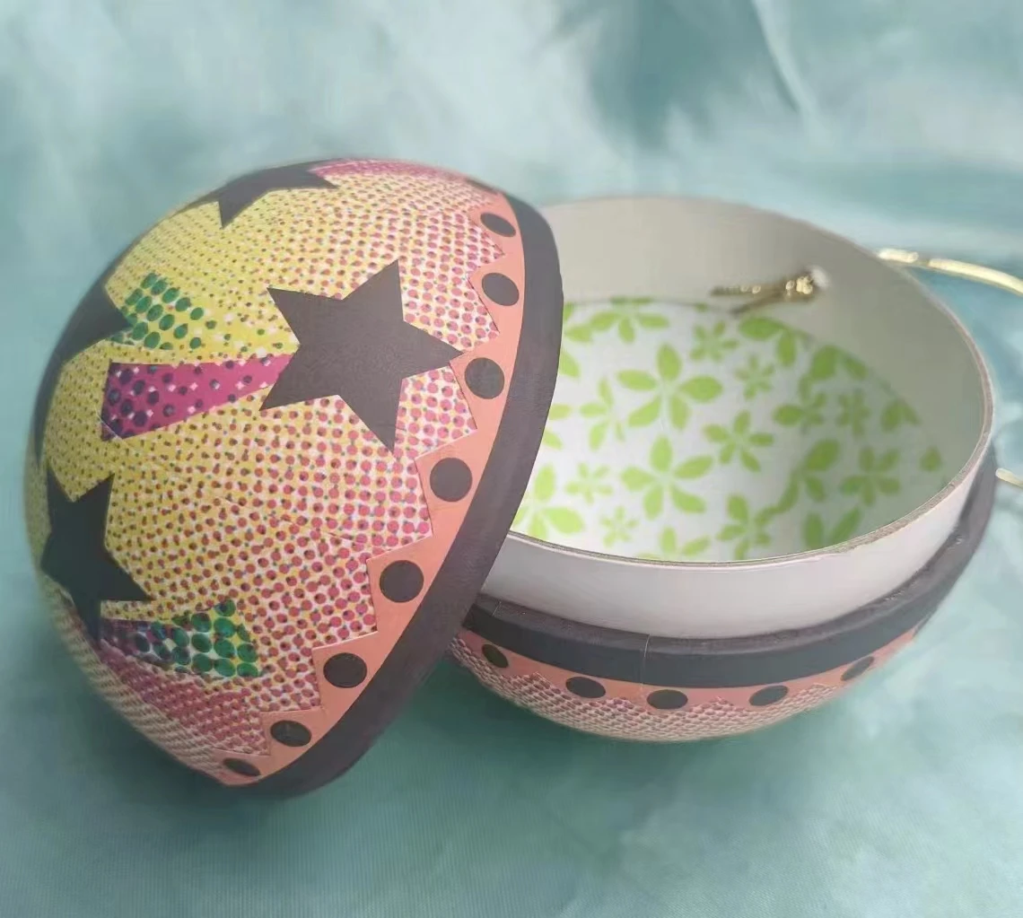custom printing Easter Paper Egg Pulp Paper Egg Easter Open Paper Candy Sweet Chocolate easter box