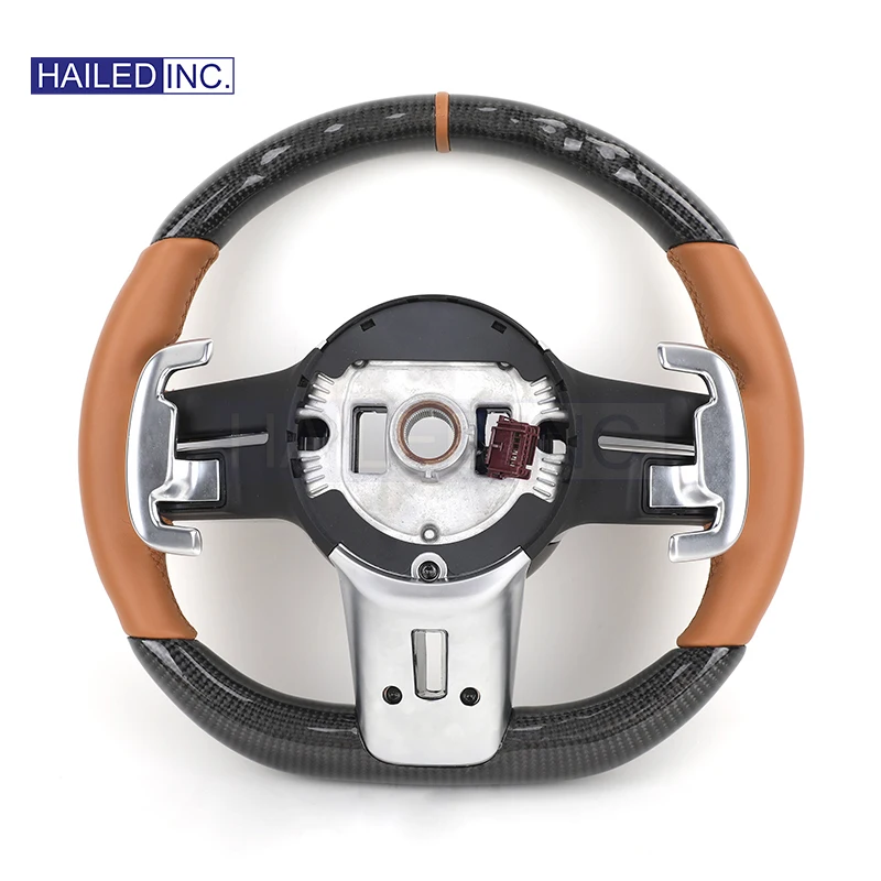 HAILED Volant Lenkrad Carbon Steering Wheel for Mercedes Benz W205 W207 CLS W218 W217 X217 W124 GLB C55 C63s C63 AMG Lenkrad