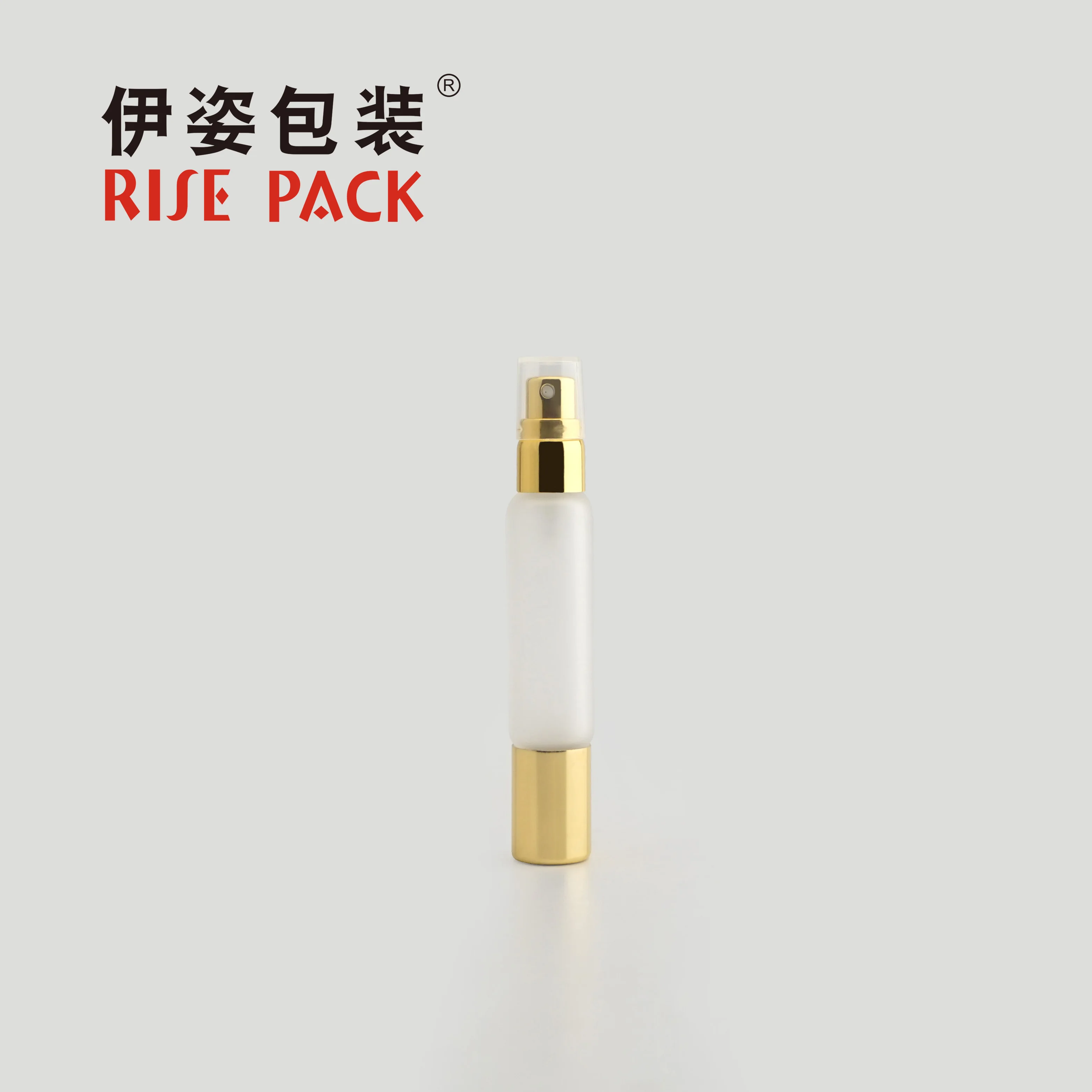 Factory Price 10ml Frosted Dual Ends Glass Cosmetic Essential Oil Perfume Bottle with Roll-On and Sprayer Two Ends