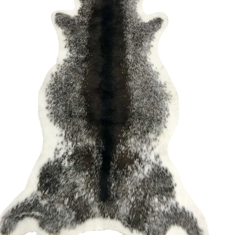 Factory wholesale High Quality Floor Mat Faux Fur rug animal design