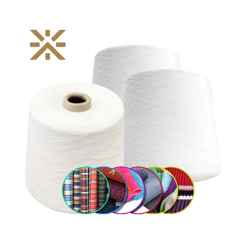 High quality 40s/1 TC polyester cotton yarn 60/40 MVS yarn raw white