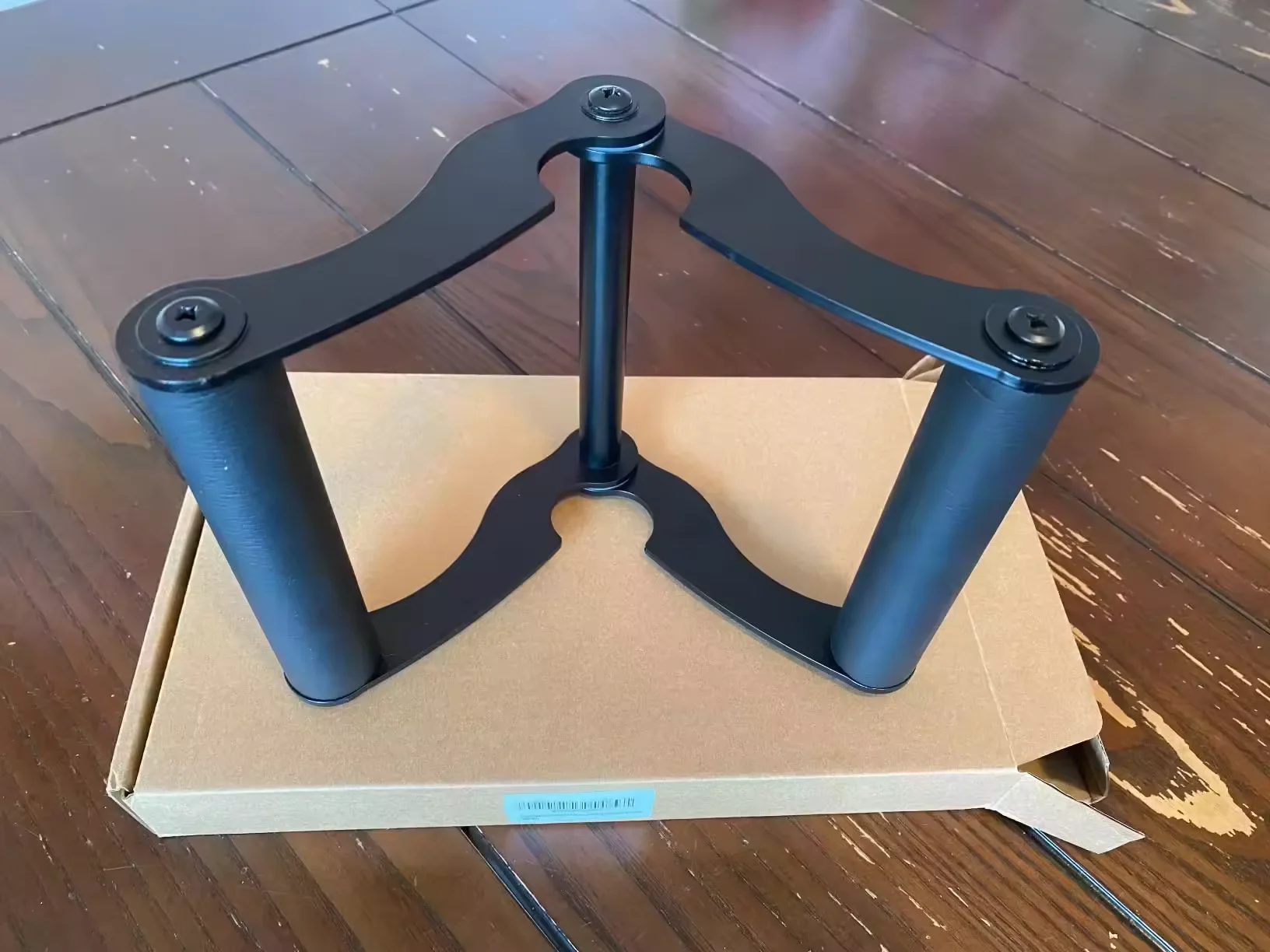 ZJFIT V Bar T-Bar Row Landmine Handle Attachment Barbell Bars Solid Mine Double D Row Handle Grips with Non-Slip Rubber Grips