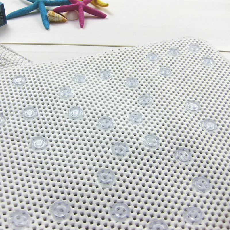 Hot selling in Europe and America PVC bathtub non-slip mat with suction cup foam   bath mat 43*91CM