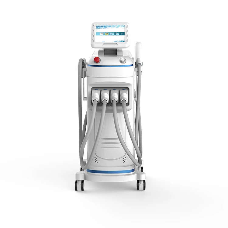 800W Trio волна 755 1064 808Nm вертикальный диодный лазер для удаления волос система 4 в 1