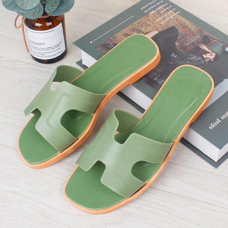 Wholesale New Innovations H typeBeach Sandals Outdoor Hot Sandals Ladies Flat Casual Fashion Footwear Women Slippers