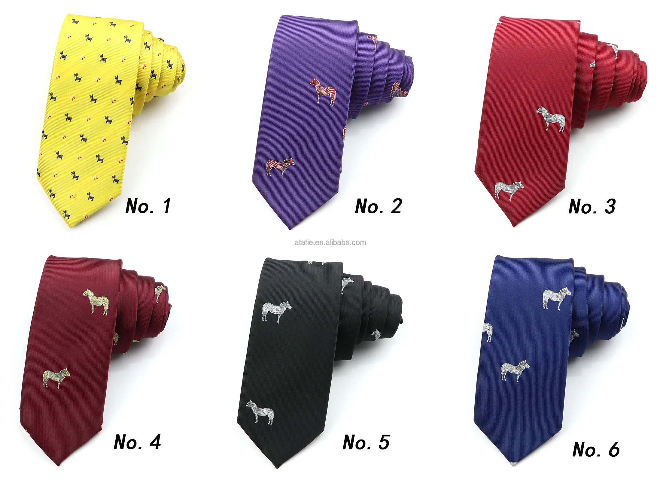 Мужской жаккардовый галстук 6