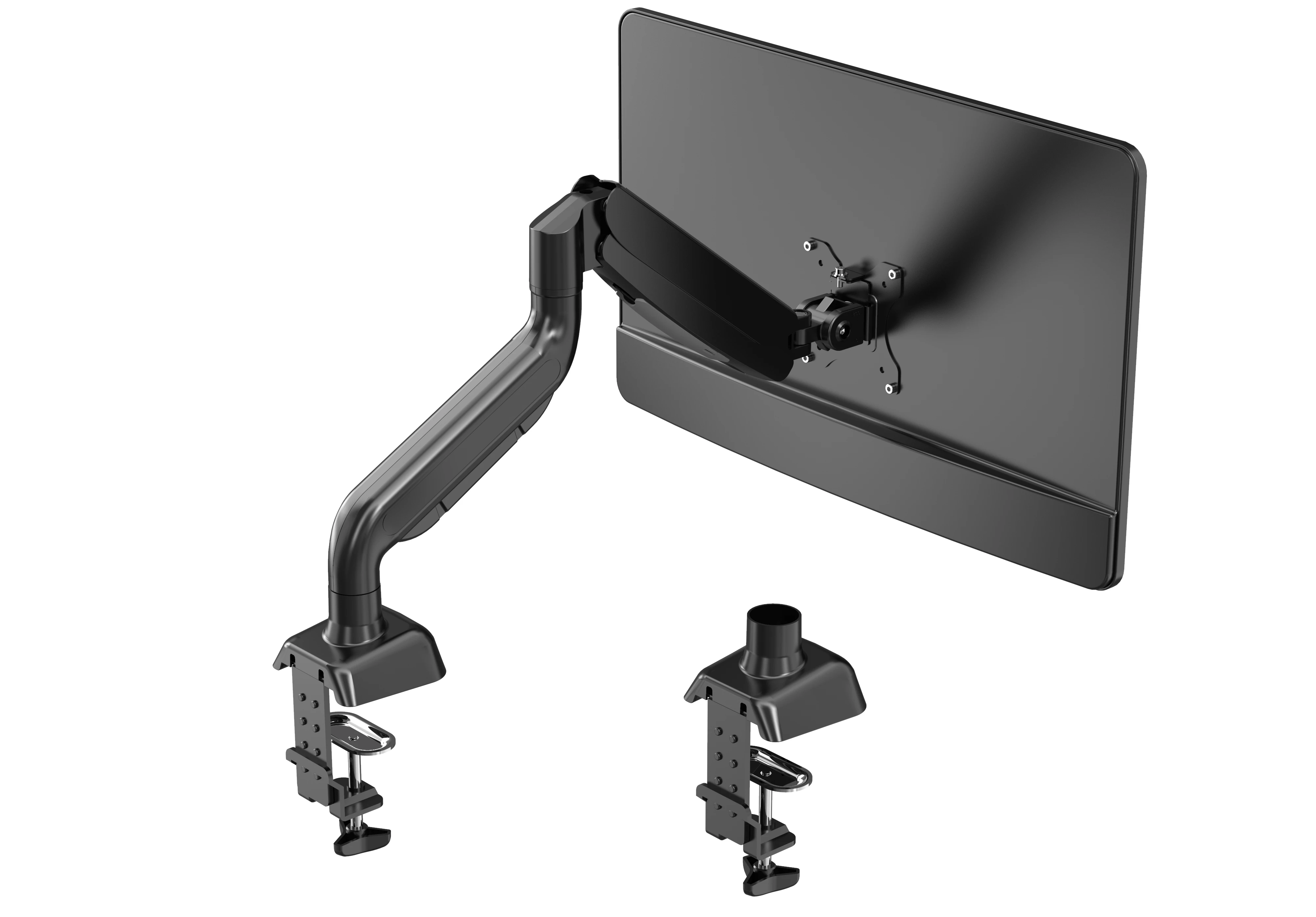 The Latest Adjustable Monitor Desk Mount For VESA Patterns And Cable Management