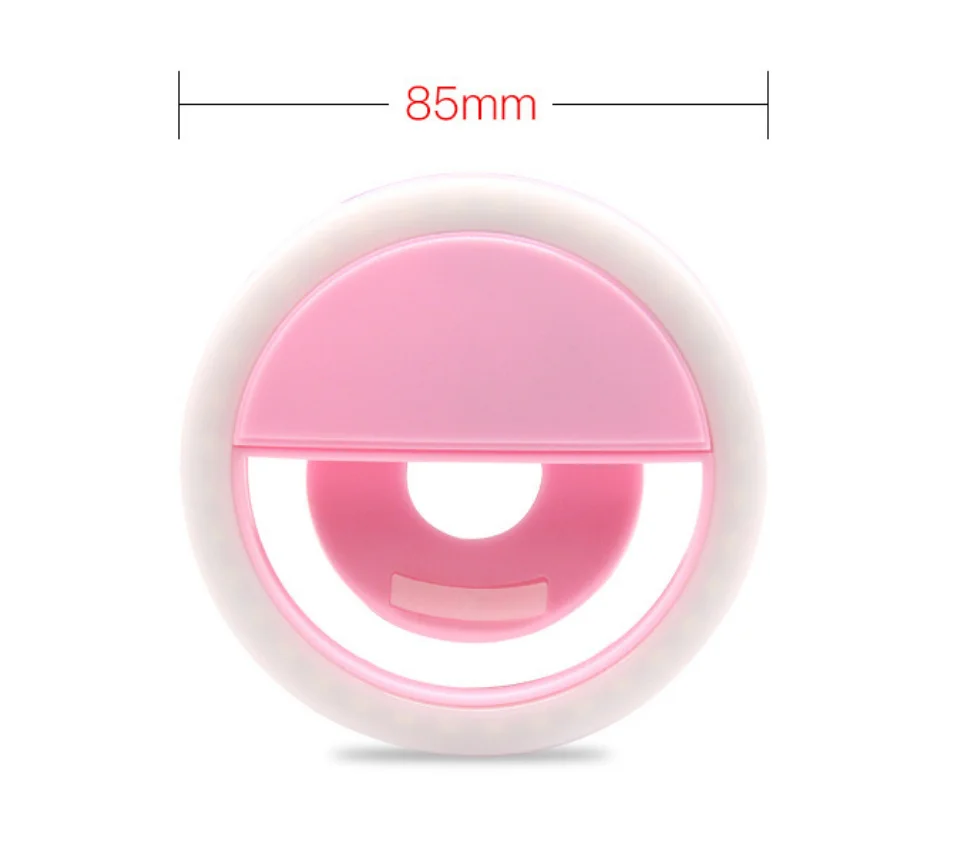 Popular Selfie Ring Light Small Clip On LED Video Conference Lighting Circle Cell Phone Light Ring for Phone