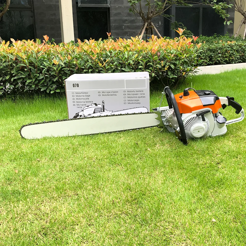 tree cutting machine BOOMSUN A big saw 105.7cc  wood cutting machine Chainsaw engine 070