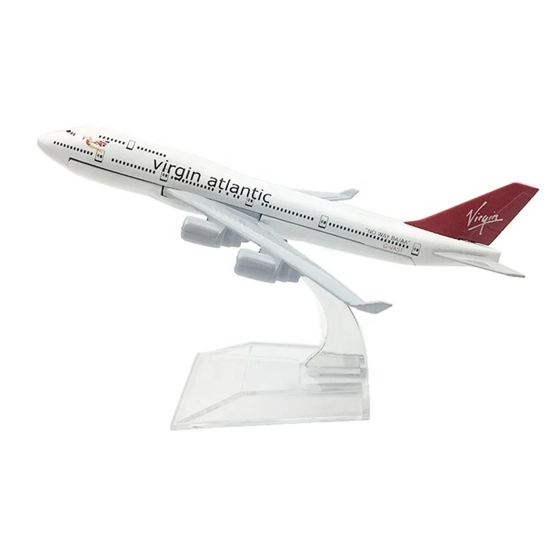 Promotional Baby Gift Set Scale 1:400 16cm B747 Virgin Atlantic Aircraft Models Plane Aircraft