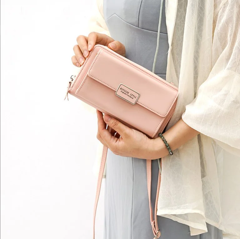 Fashion casual mobile phone bags small crossbody phone bag for women shoulder bag for card holder wallet purses