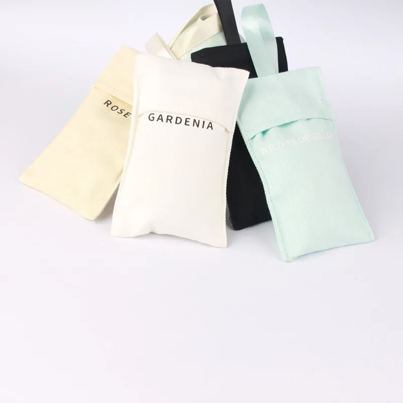 Home Fragrance Customized Drawer Clothes Elegant Scented Linen Sachet Packets Small Fabric Bag Perfume Fresh Aroma Sachets