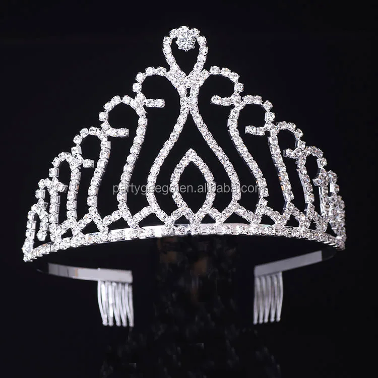 new coming high quality bride wedding princess mental crown decor tiaras girls