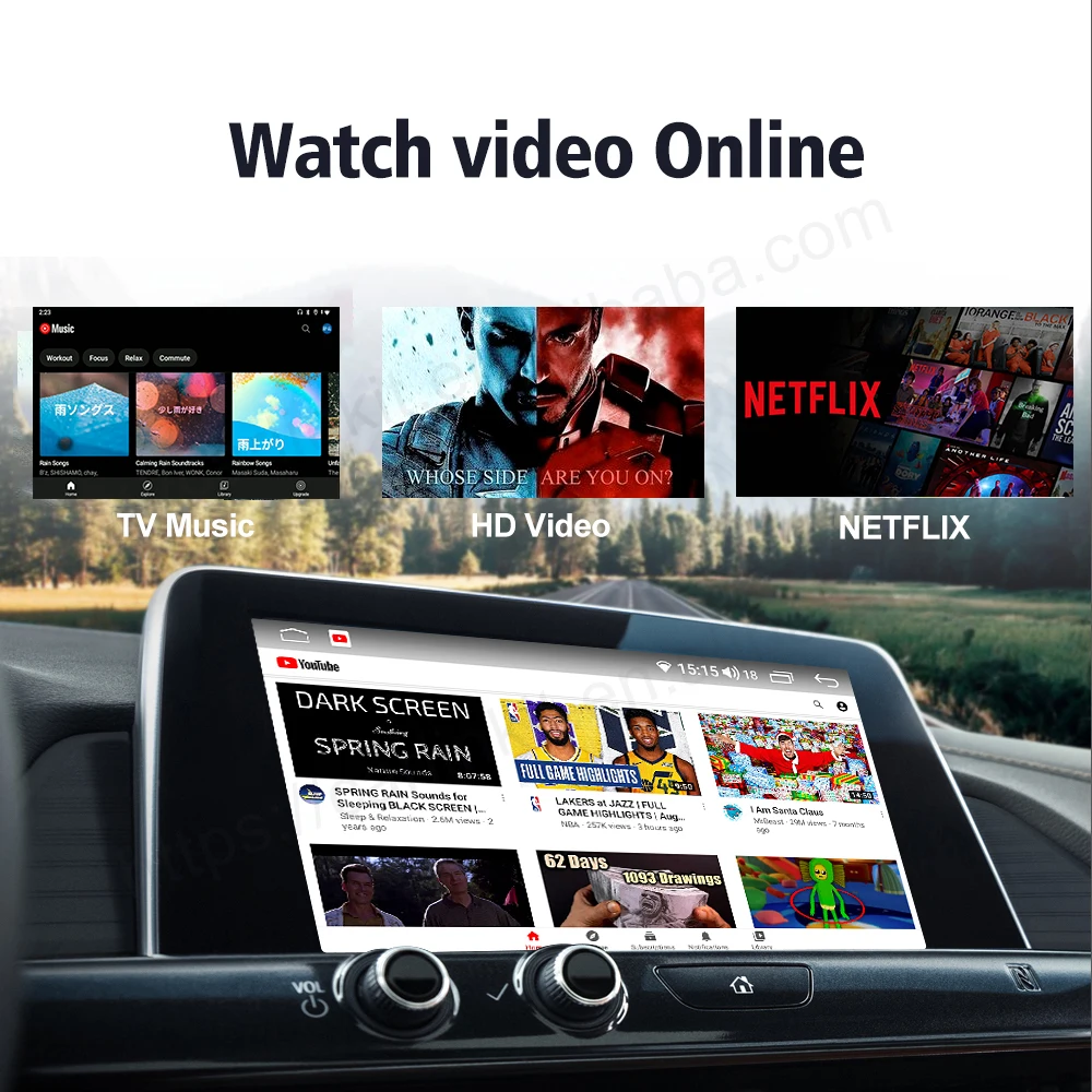 Carlinkit 4GB 64GB intelligent car Android system universal split screen Carplay ai TV box