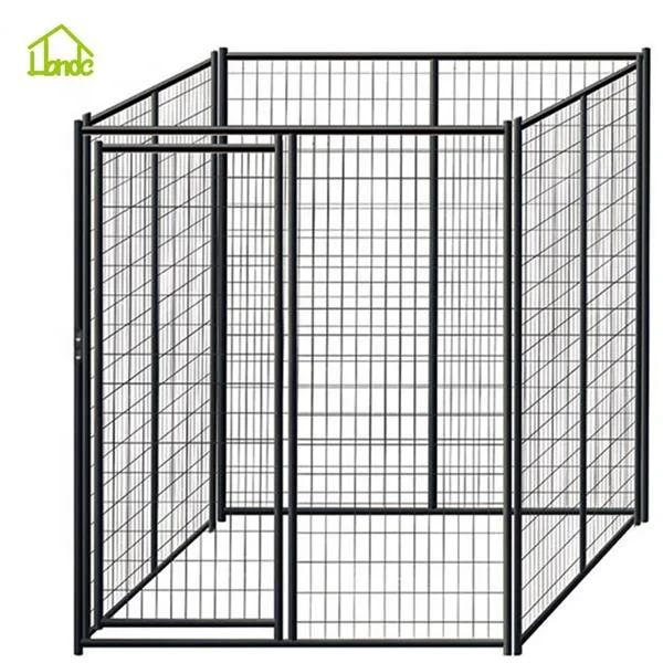 Factory Price Heavy Duty Black Galvanized 5x5 Dog Kennels