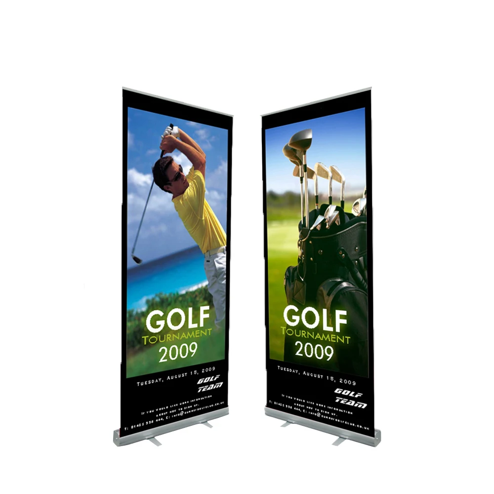 Custom 80x200 mini digital Roll Up Banner Stand Roll Up Retractable Banner with Stand
