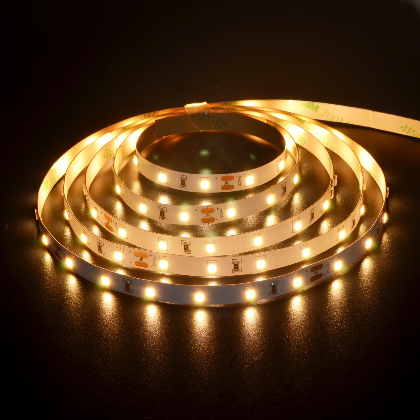Most popular economical CRI>90 ETL CE 5years Warranty 12W SMD2835 60LEDs/m 10MM PCB LED strip light led tape