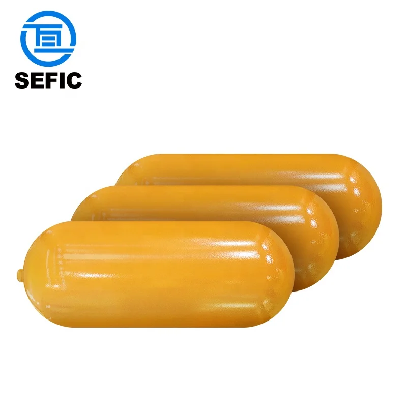 High Pressure CNG Tank 356mm 65L 75L 200Bar Empty CNG Gas Cylinder Steel Car For Nigeria Market