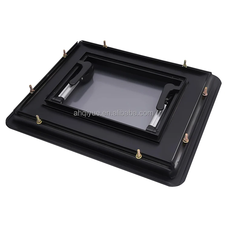 New Style Exterior Flat Screen Acrylic Glass RV Pop up Truck Trailer Push Window
