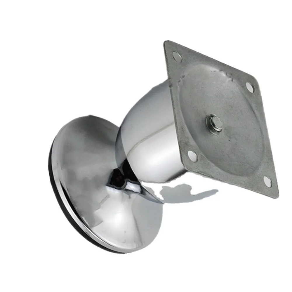 Furniture Accessories Metal Base Modern Wholesale Tapered Round Cone Iron Sofa Legs